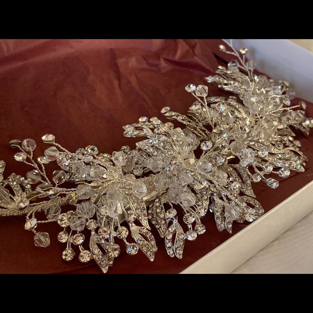 Bridal Wedding Hair Piece Hair Accessory with Clip